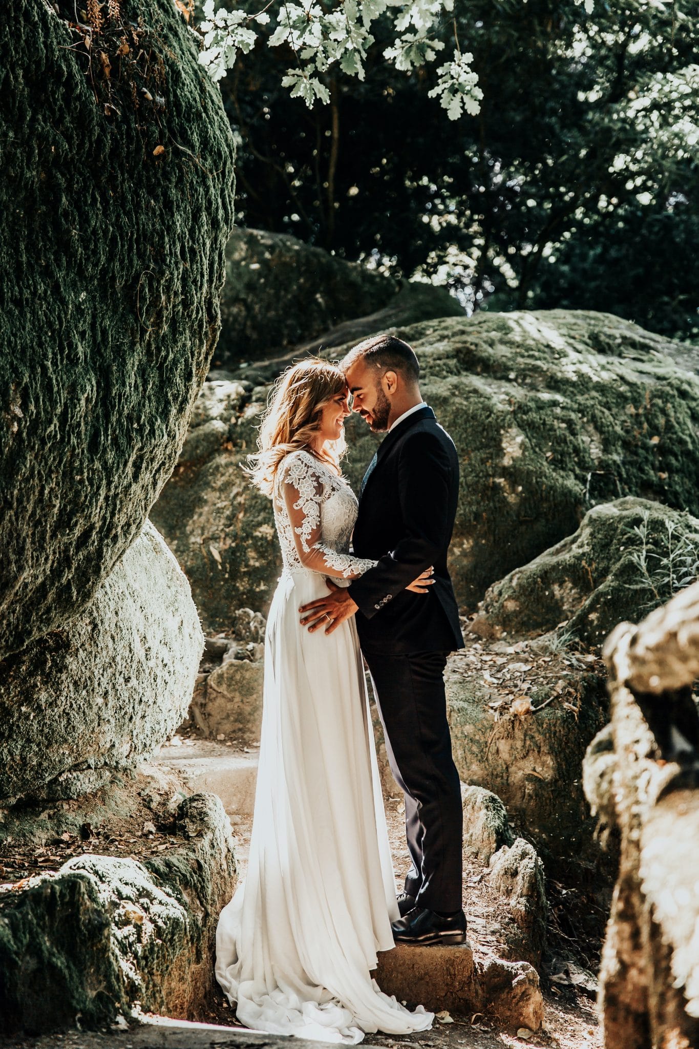 Hochzeit Braut und Bräutigam